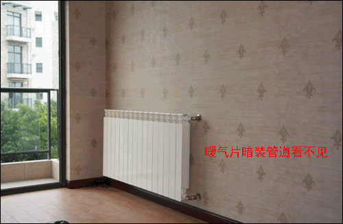 暖气片暗装图