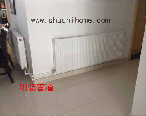 明装暖气片效果图