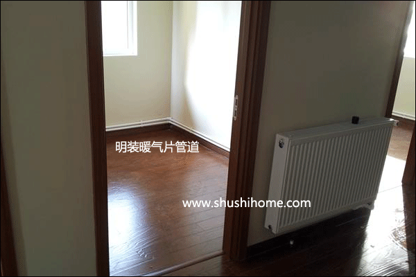 明装暖气片安装效果图