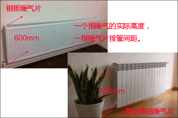 暖气片高度